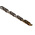 Dormer A002 Series HSS-TiN Twist Drill Bit, 4.1mm Diameter, 75 mm Overall