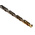 Dormer A002 Series HSS-TiN Twist Drill Bit, 4.5mm Diameter, 80 mm Overall