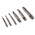 RS PRO Screwed Slot Drill Set, 3 mm, 4 mm, 6 mm, 8 mm, 10 mm, 12 mm Cut Diameter