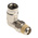 Norgren Threaded-to-Tube Swivel Elbow Adaptor R 1/8 to Push In 6 mm, PNEUFIT Series, 18 bar