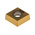 Pramet CCMT Series Lathe Insert for Use with SCLCR 09, 3.97mm Height, 95° Approach, 9.7mm Length
