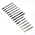 RS PRO, 6, 10, 12, 18, 32 Teeth Per Inch Multiple Materials 50 mm, 74 mm Cutting Length Jigsaw Blade, Pack of 14