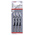 Bosch, 8 Teeth Per Inch 75mm Cutting Length Jigsaw Blade, Pack of 3