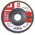RS PRO Zirconium Dioxide Flap Disc, 115mm, P40 Grit