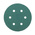 3M Aluminium Oxide Grinding Disc, 150mm, Medium Grade, P40 Grit, Hookit