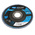 Norton Flap Disc Zirconium Oxide Flap Disc, 115mm, Fine Grade, P120 Grit, Vulcan