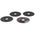 Norton Cutting Disc Aluminium Oxide Cutting Disc, 125mm x 1.6mm Thick, P46 Grit, BDX, 5 in pack