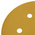 3M Hookit Aluminium Oxide Sanding Disc, Extra Fine Grade, P400 Grit, 255P