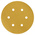 3M Hookit Aluminium Oxide Sanding Disc, 152mm, Very Fine Grade, P320 Grit, 500 in pack