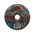 3M T41 Silver Aluminium Oxide Grinding Wheel, 115mm Diameter, P80 Grit, Medium