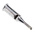 Weller 70 01 04 2 mm Straight Hoof Soldering Iron Tip for use with WSTA3 Soldering Iron