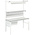 RS PRO Workbench, 300kg Max Load, Adjustable Height, 650 → 900mm x 1500mm x 700mm