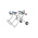 Bosch 0601B12100 Portable Alloy Steel Workbench, 180kg Max Load, 650mm x 635mm x 2504mm
