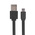 Micro USB Noodle Cable - 1m Black