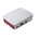 Raspberry Pi Plastic Case for use with Raspberry Pi 2B, Raspberry Pi 3B, Raspberry Pi 3B+ in Red, White