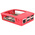 Raspberry Pi Plastic Case for use with Raspberry Pi 2B, Raspberry Pi 3B, Raspberry Pi 3B+ in Red, White
