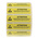 RS PRO Yellow Vinyl ESD Label, Attention Observe Precautions For Handling Electrostatic Discharge Sensitive Device-Text