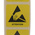 RS PRO Yellow Paper ESD Label, Attention-Text 25 mm x 25mm