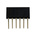 Development Kit Pmod Female Right Angle 6-pin Header for use with Breadboard