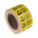 RS PRO Yellow Paper ESD Label, Attention-Text 38 mm x 16mm