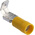RS PRO Yellow Insulated Spade Connector, 6.35 x 0.8mm Tab Size, 2.5mm² to 6mm²