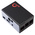 Pi Supply  Case for use with Raspberry Pi & JustBoom Digit HAT, Raspberry Pi 2, Raspberry Pi 3, Raspberry Pi B+ in Black