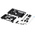 Smarticase Case for use with Raspberry Pi Touch Screen in Black