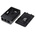 DesignSpark ABS Case for use with Raspberry Pi 2B, Raspberry Pi 3B, Raspberry Pi 3B+ in Black