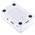 DesignSpark ABS Case for use with Raspberry Pi 2B, Raspberry Pi 3B, Raspberry Pi 3B+ in White