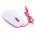 Raspberry Pi Red, White Raspberry Pi Mouse