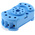 Finder 90 250V ac DIN Rail Relay Socket, for use with 60.12