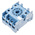 Finder 90 250V ac DIN Rail Relay Socket, for use with 60.13