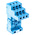 Finder 92 11 Pin 250V ac DIN Rail Relay Socket, for use with 62.32, 62.33