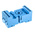Finder 90 8 Pin 250V ac DIN Rail Relay Socket, for use with 60.13 Series Relay