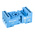 Finder 90 8 Pin 250V ac DIN Rail Relay Socket, for use with 60.13 Series Relay