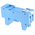 Finder 96 8 Pin 250V ac DIN Rail Relay Socket, for use with 56.32