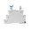 Finder 93 5 Pin 12V ac/dc DIN Rail Relay Socket, for use with 34.51 Series Relay