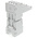 Relpol 8 Pin 300V ac DIN Rail, Panel Mount Relay Socket, for use with R2N Series Relay