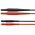 Schutzinger Test lead, 1.6A, 1kV, Black, Red, 1m Lead Length