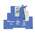 Finder 4C Series Interface Relay, DIN Rail Mount, 24V dc Coil, DPDT, 2-Pole