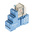Finder 58 Series Interface Relay, DIN Rail Mount, 24V dc Coil, 4PDT, 4-Pole