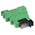 Phoenix Contact PLC-RSC- 24DC/21-21AU/MS Series Interface Relay, DIN Rail Mount, 24V dc Coil, DPDT, 2-Pole