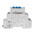 Crouzet Voltage Monitoring Relay, 1 Phase, SPDT, 65 → 260V ac/dc, DIN Rail