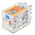 RS PRO Plug In Power Relay, 12V dc Coil, 10A Switching Current, DPDT