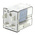 Finder Flange Mount Power Relay, 24V dc Coil, 30A Switching Current, SPST