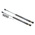 Camloc Steel Gas Strut, with Ball & Socket Joint, End Joint, 340mm Extended Length, 150mm Stroke Length