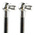 Camloc Steel Gas Strut, with Ball & Socket Joint, End Joint, 464mm Extended Length, 200mm Stroke Length