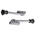 RS PRO Grey Kick Down Door Stop, 4.5mm Diameter, 155mm Long