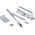 RS PRO Silver Fire Door Suitable Door Closer