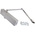 RS PRO Grey Fire Door Suitable Door Closer